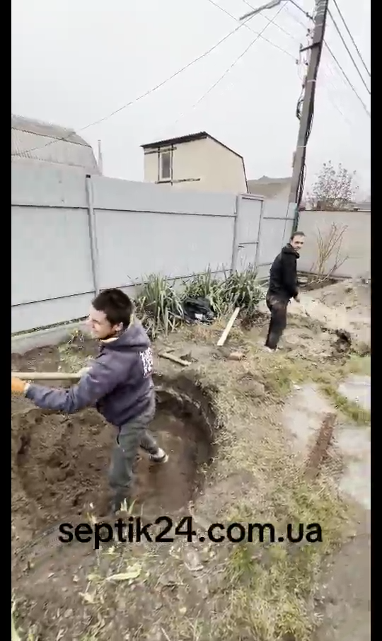 Герметизация швов между кольцами септика