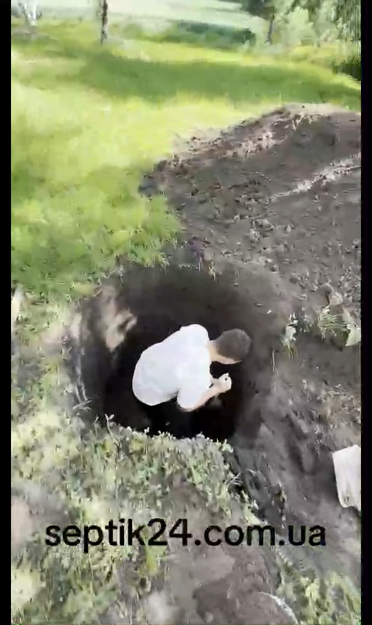 Засыпка и выравнивание после монтажа септика
